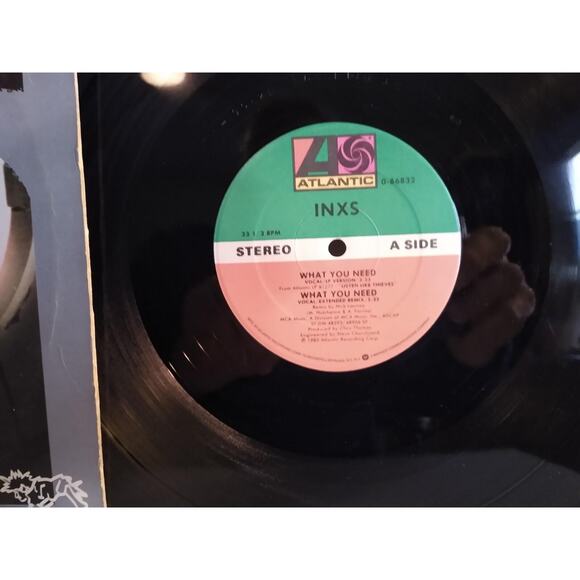 INXS What You Need (Extended Mix) 12" EP Vinyl Record Pop Rock New Wave - Picture 2 of 3